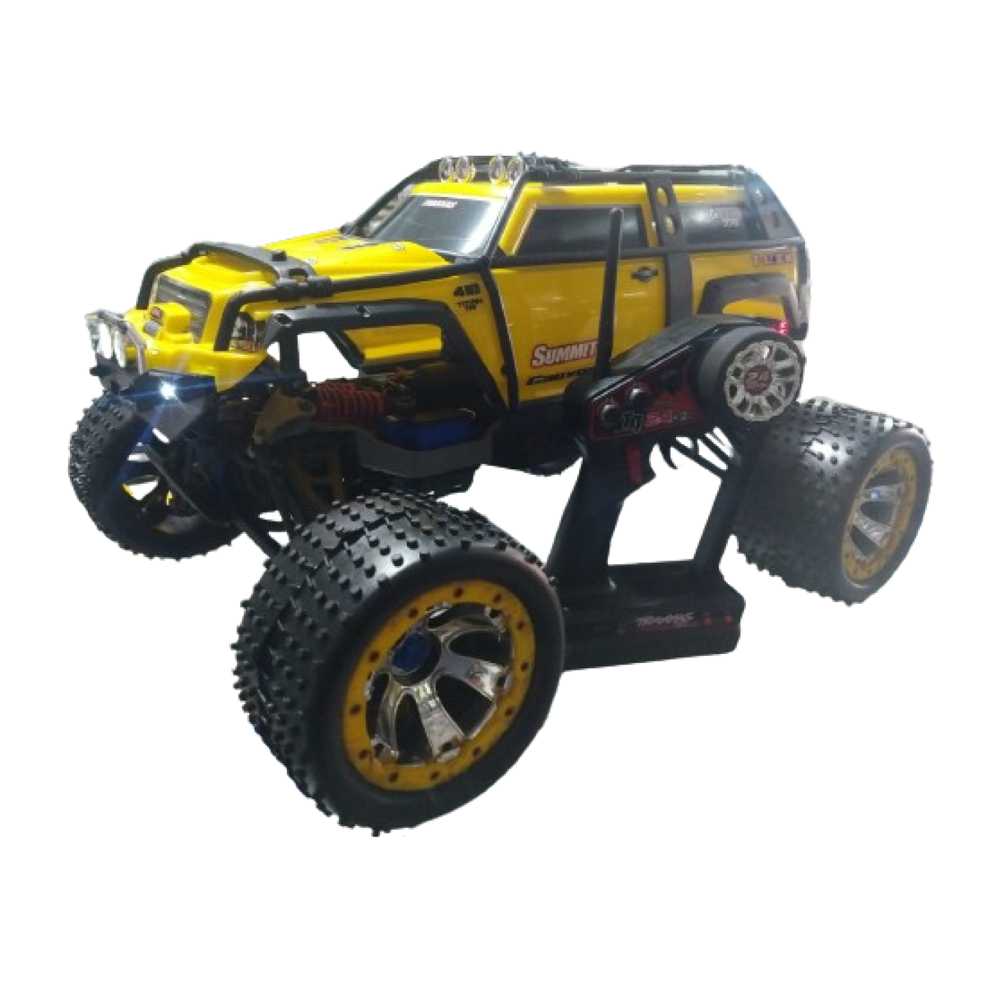 AUTOMODELO TRAXXAS ELÉTRICO SUMMIT 1/10 MONSTER TRUCK ROCK CRAWLER RÁDIO  2.4GHZ 4 CANAIS SEMINOVO REVISADO TRAXSU